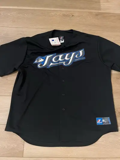 Vintage Blue Jays Early 2000s Black Logo. Kyle Drabek #4 Toronto Blue Jays Pitcher. Never Worn with...