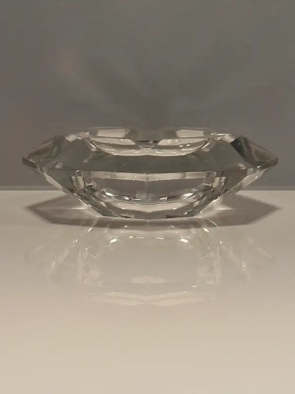 CENDRIER VERRE GLASS CRYSTAL ASHTRAY VINTAGE VAL ST-LAMBERT62863733664130123
