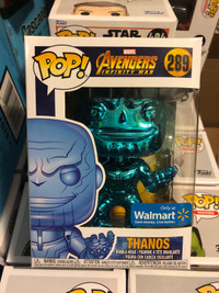 Funko Marvel Thanos Blue Chrome 2018$20 firm