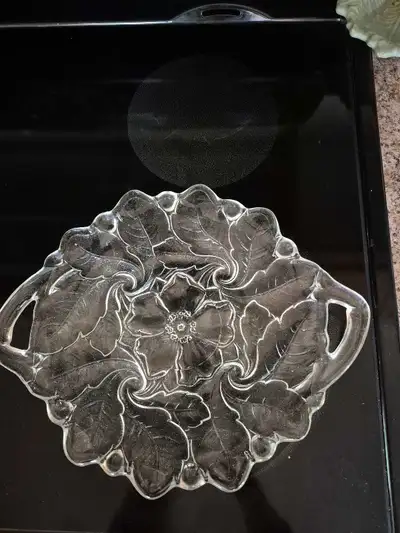 Jeannette Glass Floral Plate, View more