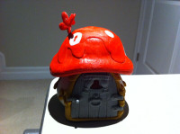 Smurfs - Vintage Small Smurf House (Red Rooftop)