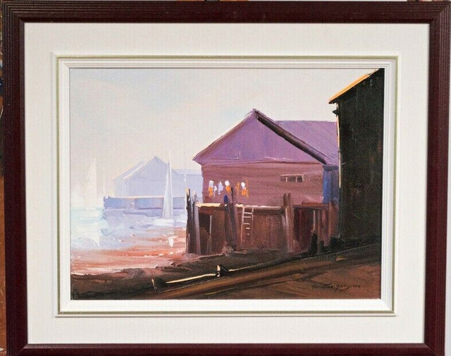 LISTED CHRISTIAN BERGERON OIL ON CANVAS PAINTING MINT in Arts & Collectibles in Gatineau - Image 2
