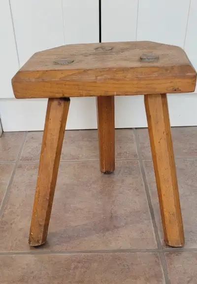 Vintage Dutch milking stool, View more