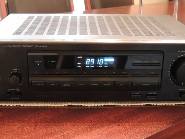Kenwood KR-A5040 AM/Stereo Receiver- Phono In, 80 watts in Stereo Systems & Home Theatre in Mississauga / Peel Region - Image 6