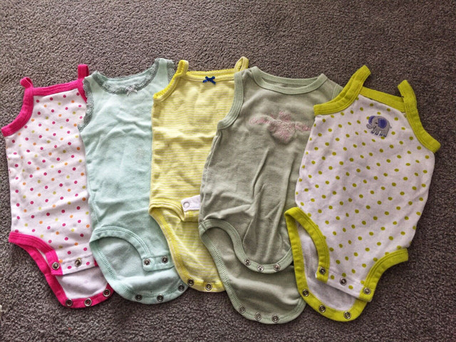 Baby girl bodysuits, size 3-6 months  in Clothing - 3-6 Months in Ottawa - Image 2