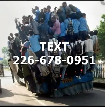 == PLEASE SEND SMS TO PHONE ON PHOTO == CAN ALSO DELIVER PARCELS. I generally pick up/drop off at: -...