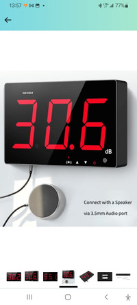 SNDWAY SW-525A Digital Sound Level meter