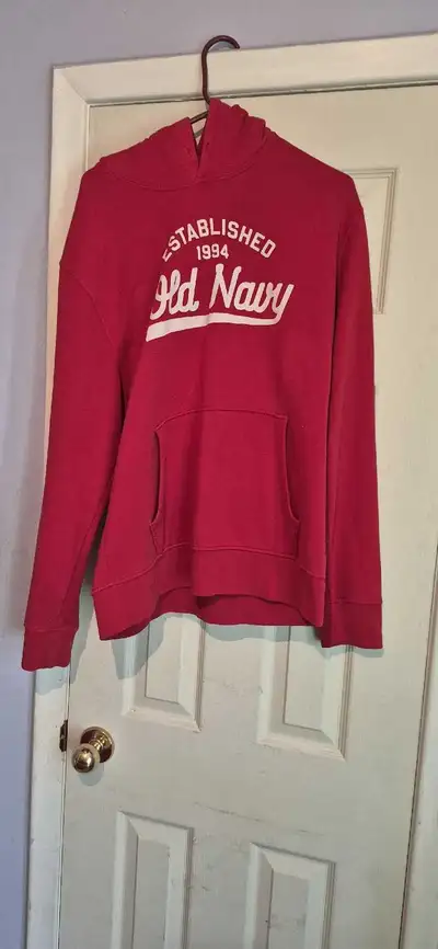 Old Navy Red Hoodie Sweatshirt Kangaroo Pocket, View more