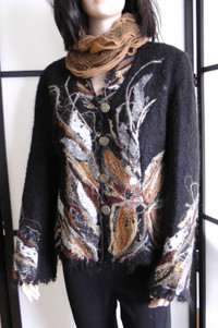 New Stylish Woollen Jacket with Embroidery
