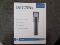Cordless Recrargable Hair Clippers (WONER)