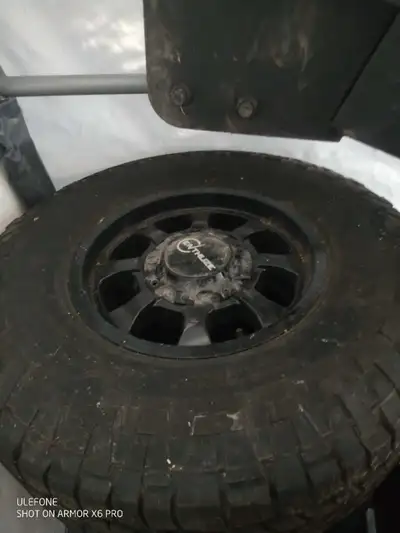 315/70 r17 in great shape. Came off a 2008 Dodge Ram 2500. Missing one center cap asking $1200 OBO