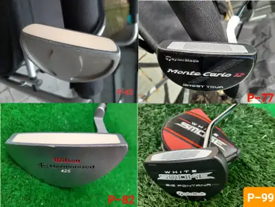 5 – GOLF PUTTERS – High End to Entry Level – See Description, View more