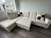 Leather 6 Seater Sofa with Storage Ottoman Now on Sale  Markham / York Region Toronto (GTA) Preview