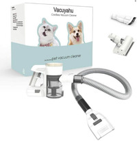 Vacuyahu 3 in 1 Multipurpose Cordless Pet Grooming Vacuum new
