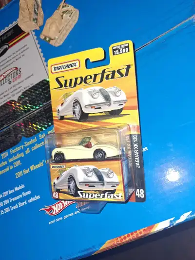 - Jaguar XK 120 - Matchbox Superfast (2005) - Limited Edition of 15500 - 1/64 scale diecast car - $1...