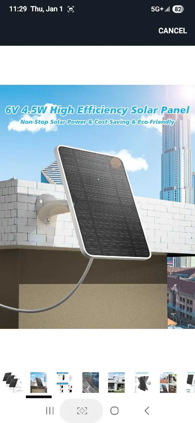 Solar Panel Charger Compatible with Arlo Ultra/Ultra 2/Pro 3/Pro in Security Systems in Markham / York Region - Image 4