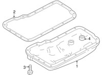 2001-2005 KIA   RIO TRANS OIL PAN   part#MFW01-21511