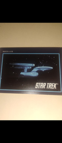 STAR TREK - NACELLES - 1991 - 25TH ANNIVERSARY TRADING CARD