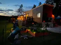 Beautiful cozy tiny house on wheels