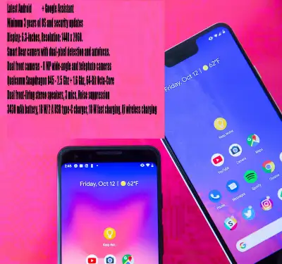 Google Pixel 3-White 128Gb 6Gb RAM-2023 Version-10/10 Mint, View more