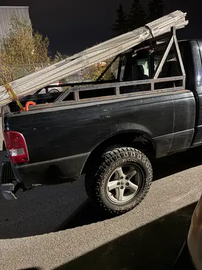 - Home made back rack : Needs repainted - Box : Beat to crap and poor body work - Tail gate: Good co...