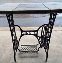 Cast Iron Antique Sewing Machine Table