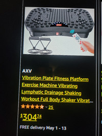 New AXV Vibration Plate Exercise Machine, New Foot Massager
