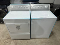Side by side LIKE NEW white WASHER AND DRYER  can deliver 