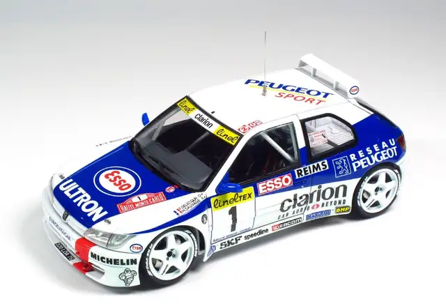 NuNu 1/24 Peugeot 306 MAXI ’96 Monte Carlo in Toys & Games in Richmond - Image 5