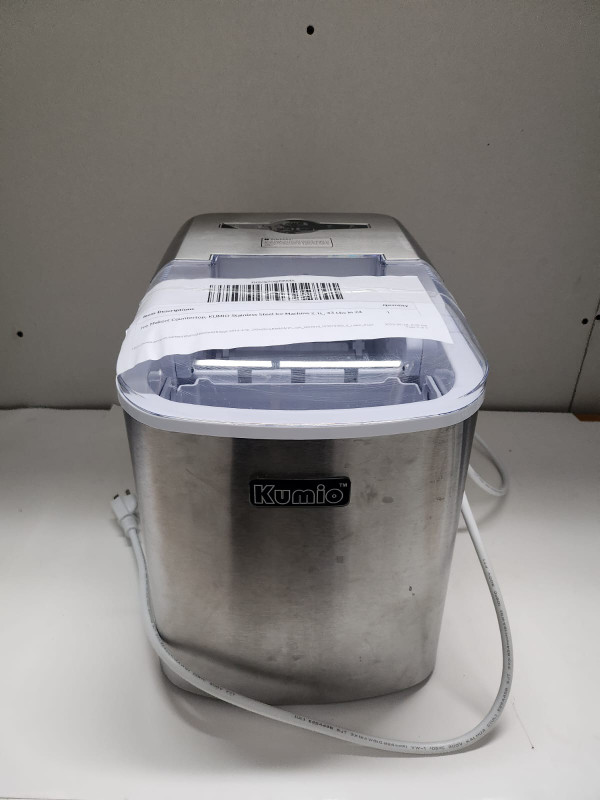 Ice Makers Countertop, KUMIO Stainless Steel Ice Machine 2.1L, 3 in Arts & Collectibles in Markham / York Region