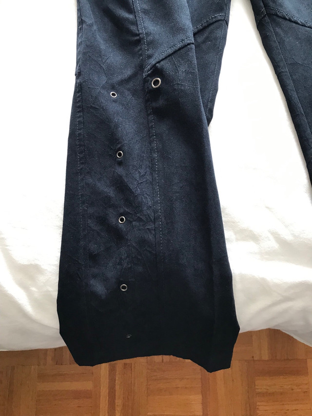 Ensemble pantalon et jupe longue simili suède couleur bleu marin dans Femmes - Autre  à Longueuil/Rive Sud - Image 4