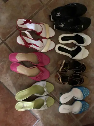 IF YOU SEE THIS AD, IT IS AVAIALBE VARIOUS BRAND ALL SIZE 6 PUMA - AEROSOLES, COLE HAAN VERY GOOD CO...