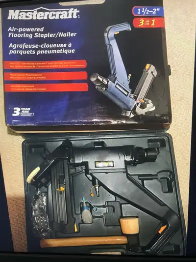 Mastercraft Air powered flooring stapler, View more