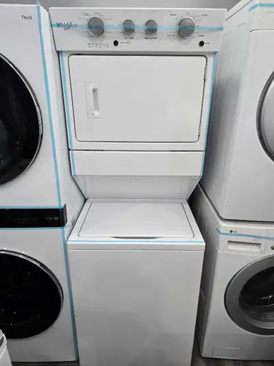 2025 Whirlpool 27" White 2in1 Stackable Washer Dryer Combo, View more