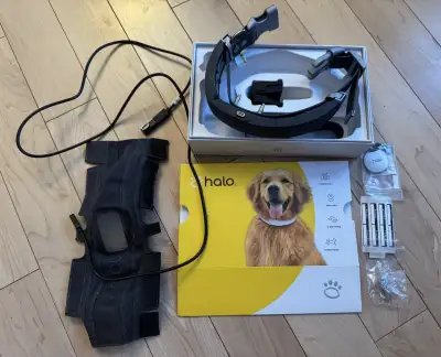Selling a used Halo Collar 3 that creates a virtual fence for your dog, ensuring they stay within sa...