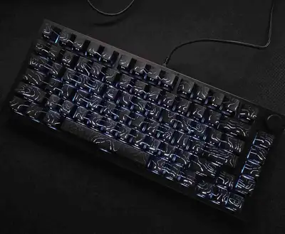 Custom assembled Glorious GMMK Pro Tactile Mechanical Keyboard, View more