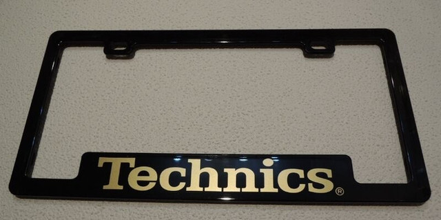 Promotional Technics License Plate Frame Circa Late 1980's in Other in Grande Prairie