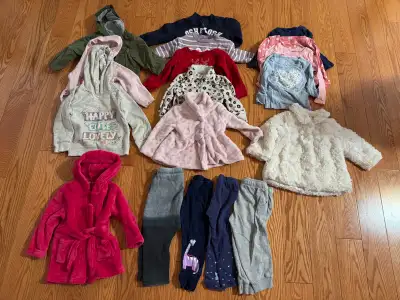 Baby Girl Fall/Winter Clothing Bundle, View more