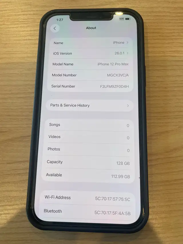 iPhone 12 Pro Max 128GB W/Case + Charger (Excellent Condition) in Cell Phones in Ottawa - Image 6