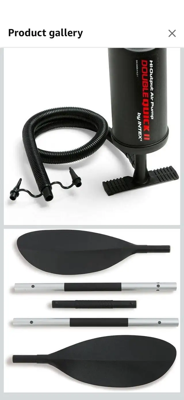 Intex Challenger K1 Kayak one-man Inflatable Kayak in Water Sports in Edmonton - Image 5