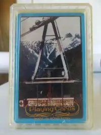 ORIGINAL VINTAGE SEALED DECK of PLAYING CARDS GROUSE MOUNTAIN