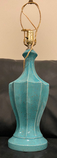 Antique Turquoise Lamp