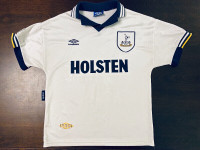 1993-1995 Iconic Tottenham Hotspur Home Soccer Jersey – Medium