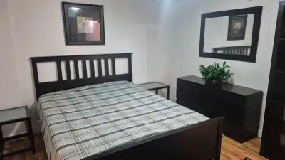 Private Basement Room for rent with its own bathroom. Home is Quiet & peaceful; shared kitchen. Walk...