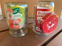 Smirnoff Sourced Logo Drinking Glass Jars Lot x 12 New in Box