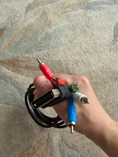 Original Xbox Classic  AV Component Cable (RCA Audio Video HD , View more