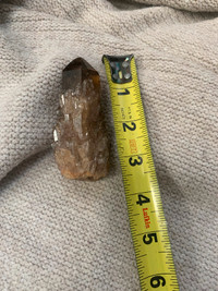 CITRINE CRYSTAL POINT IN OUTCROPPING