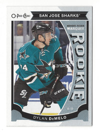 2015-16 OPC Hockey Marquee Rookie Card #U15 Dylan DeMelo Sharks