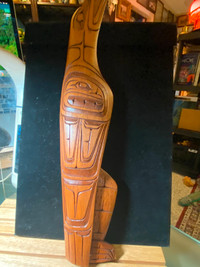 Darcy Joseph, Northwest Coast, Large Squamish Nation Carving Pla