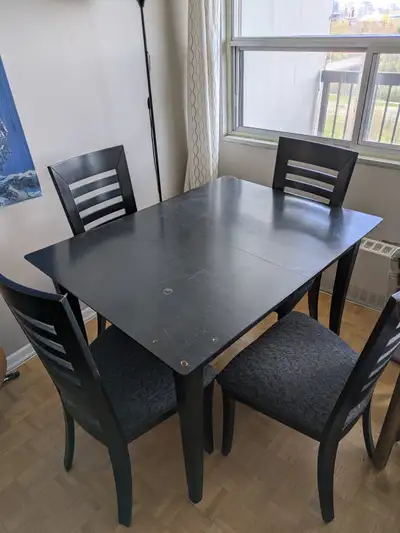 Dining Table and 4 Chairs, View more